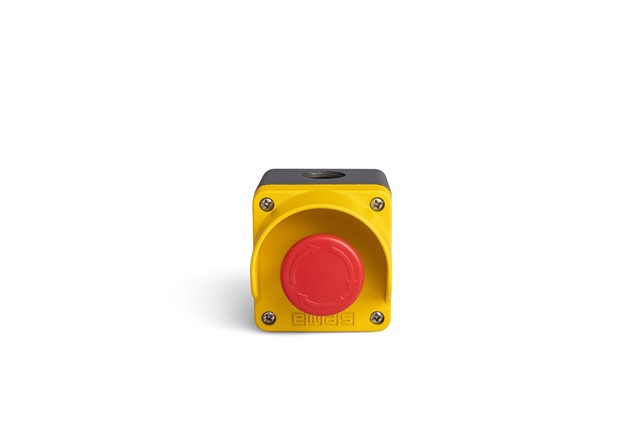 M Series Metal 1 Hole CP102E Yellow-Grey Control Box